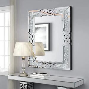 Fairmont Park Godofredo Rectangle Wall Mirror brown 100.0 H x 70.0 W cm