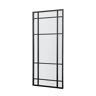 Gallery Direct Margate Mirror Black 750X25x1500mm 75.0 H x 150.0 W x 2.5 D cm