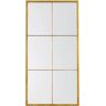 Gallery Direct Wingham Mirror Gold 750X25x1500mm 75.0 H x 150.0 W x 2.5 D cm