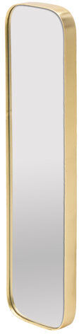 Fairmont Park Sydow Accent Mirror Fairmont Park Finish: Gold, Size: 81cm H x 21cm W x 4cm D  - Size: 32cm H x 19cm W x 10cm D Fairmont Park Sydow Accent Mirror Fairmont Park Finish: Gold, Size: 81cm H x 21cm W x 4cm D  - Size: 32cm H x 19cm W x 10cm D