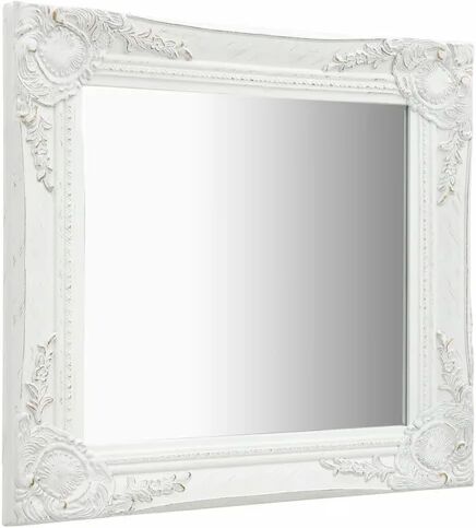 Astoria Grand Ginsberg Accent Mirror Astoria Grand Size: 50cm H x 50cm W, Finish: White  - Size: 32cm H X 32cm W X 32cm D Astoria Grand Ginsberg Accent Mirror Astoria Grand Size: 50cm H x 50cm W, Finish: White  - Size: 32cm H X 32cm W X 32cm D