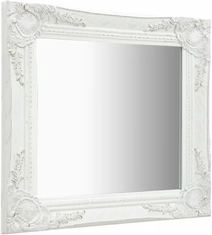 Astoria Grand Ginsberg Accent Mirror Astoria Grand Size: 50cm H x 50cm W, Finish: White  - Size: 32cm H X 32cm W X 32cm D