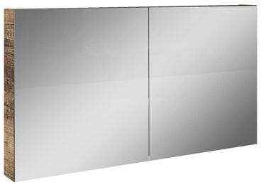 Ebern Designs Triplett 120 x 70cm Mirrored Wall Mounted Cabinet Ebern Designs  - Size: 165cm -172cm H X 40cm -45cm W X 26cm -33cm D Ebern Designs Triplett 120 x 70cm Mirrored Wall Mounted Cabinet Ebern Designs  - Size: 165cm -172cm H X 40cm -45cm W X 26cm -33cm D