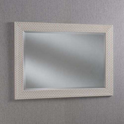 17 Stories Arje Accent Mirror 17 Stories Size: 77cm H x 168cm W, Finish: White  - Size: 67cm H x 92cm W 17 Stories Arje Accent Mirror 17 Stories Size: 77cm H x 168cm W, Finish: White  - Size: 67cm H x 92cm W