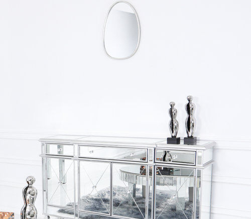 Fairmont Park Bishop's Stortford Accent Mirror Fairmont Park Size: 52.70 cm H x 35.60 cm W x 2.5 cm D  - Size: Mini (Under 40cm High) Fairmont Park Bishop's Stortford Accent Mirror Fairmont Park Size: 52.70 cm H x 35.60 cm W x 2.5 cm D  - Size: Mini (Under 40cm High)