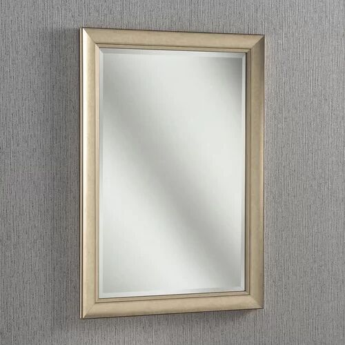 Rosalind Wheeler Pavadas Accent Mirror Rosalind Wheeler Size: 104cm H x 73cm W, Finish: Champagne  - Size: 87.5cm H x 62.5cm W