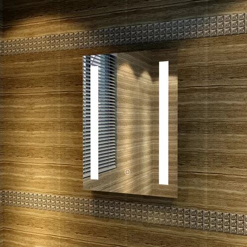 Ivy Bronx Arlean Fog Free Bathroom Mirror Ivy Bronx  - Size: 45cm H x 45cm W Ivy Bronx Arlean Fog Free Bathroom Mirror Ivy Bronx  - Size: 45cm H x 45cm W