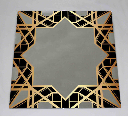 East Urban Home Geometric Gatsby Accent Mirror East Urban Home East Urban Home Geometric Gatsby Accent Mirror East Urban Home