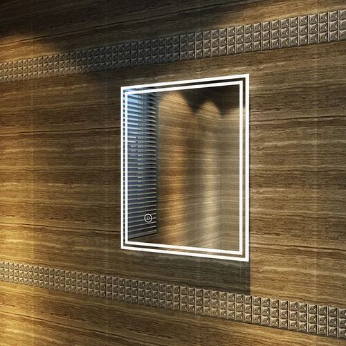 Ivy Bronx Arceneaux Fog Free Bathroom Mirror Ivy Bronx Size: 60cm H x 50cm W  - Size: 175cm H X 132cm W X 2cm D Ivy Bronx Arceneaux Fog Free Bathroom Mirror Ivy Bronx Size: 60cm H x 50cm W  - Size: 175cm H X 132cm W X 2cm D