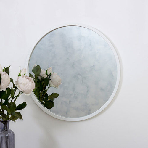 Ebern Designs Vegard Accent Mirror Ebern Designs  - Size: 85cm H X 90cm W X 90cm D Ebern Designs Vegard Accent Mirror Ebern Designs  - Size: 85cm H X 90cm W X 90cm D