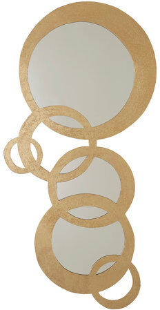 Bloomsbury Market Bangalore Accent Mirror Bloomsbury Market Finish: Gold  - Size: 85cm H X 43cm W X 8cm D Bloomsbury Market Bangalore Accent Mirror Bloomsbury Market Finish: Gold  - Size: 85cm H X 43cm W X 8cm D