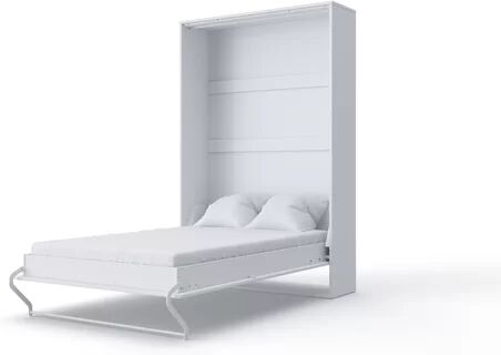 Ebern Designs Batavia Murphy Bed Ebern Designs Size: Small Double (4'), Colour: White/Slate Grey Mirror Gloss  - Size: Medium