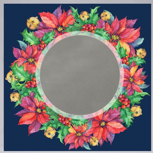 Latitude Vive Abigayle Accent Mirror Latitude Vive Size:  73cm H x 73cm W  - Size: Latitude Vive Abigayle Accent Mirror Latitude Vive Size:  73cm H x 73cm W  - Size: