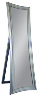 Latitude Run Cheval Mirror Latitude Run Finish: Silver  - Size: 74cm H x 130cm W x 37cm D Latitude Run Cheval Mirror Latitude Run Finish: Silver  - Size: 74cm H x 130cm W x 37cm D