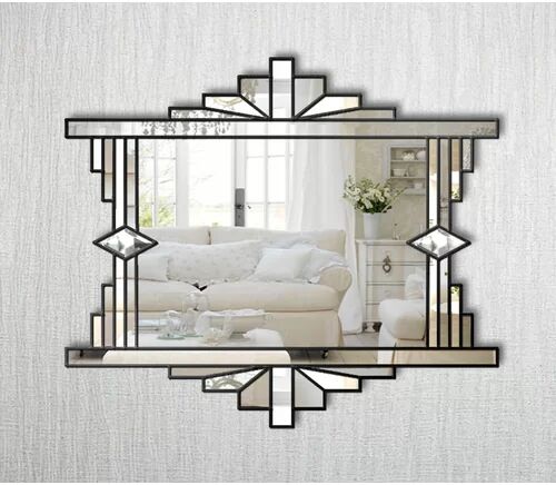 Canora Grey Sarina Accent Mirror Canora Grey Finish: Silver  - Size: 55cm H X 55cm W X 55cm D