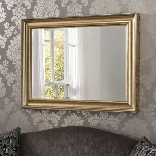 Three Posts Burke Accent Mirror Three Posts Size: 170cm H x 78cm W, Finish: Champagne  - Size: 48cm H x 132cm W Three Posts Burke Accent Mirror Three Posts Size: 170cm H x 78cm W, Finish: Champagne  - Size: 48cm H x 132cm W