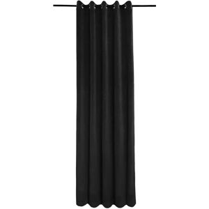 Fairmont Park Macdoel Room Darkening Curtains black 250.0 H x 140.0 W cm