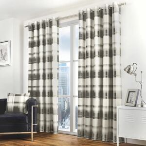 Fusion Eyelet Sheer Curtains gray/green/blue 229.0 H cm