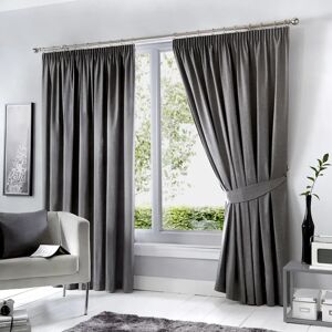 Fusion Room Darkening Thermal Curtains gray 137.0 H cm