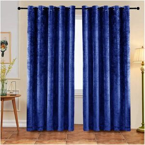 Fairmont Park Luxury Eyelet Room Darkening Curtain green/blue 183.0 H x 228.0 W cm