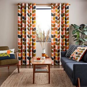 Orla Kiely Eyelet Room Darkening Curtain 137.0 H x 117.0 W cm