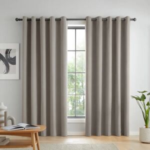 Catherine Lansfield Wilson Blackout Thermal Curtains gray 183.0 H x 168.0 W cm