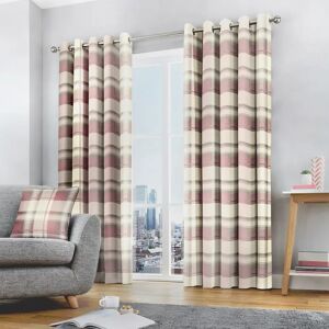 Fusion Eyelet Sheer Curtains pink 229.0 H cm