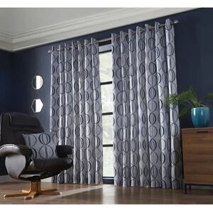 Ebern Designs Maldonado Owen Eyelet Ring Top Room Darkening Curtains green/blue/navy 229.0 H x 168.0 W cm