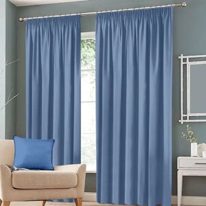 17 Stories Eiliana Pencil Pleated Blackout Thermal Curtains green/blue 228.0 H cm