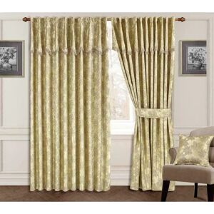Mercer41 Vicksburg Slot Top Blackout Thermal Curtains yellow 183.0 H x 168.0 W cm