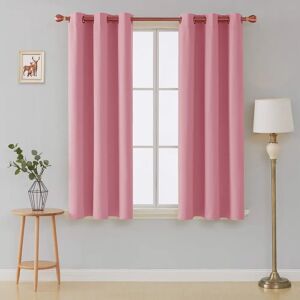 Ebern Designs Frasco Eyelet Blackout Thermal Curtain pink 228.6cm Width x 228.6cm Drop