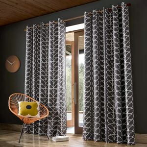 Orla Kiely Linear Stem Curtains gray 229.0 H cm