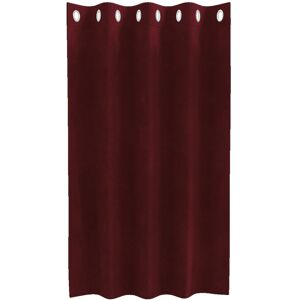 17 Stories Curtains Polyester Medium Decorative Inlays Burgundy 140cm Width x 140cm Drop