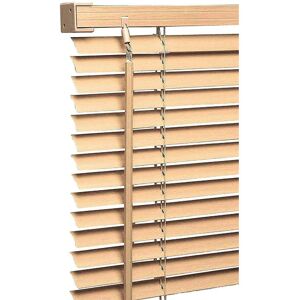 Symple Stuff My Home Store Sheer PVC window Venetian Blind Blinds Easy Fit Trimmable Fittings Window Treatment Natural 165 cm L x 150 cm W