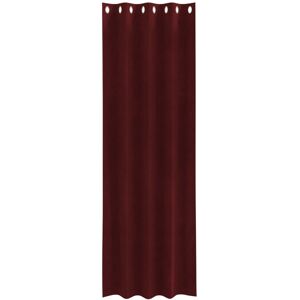 17 Stories Curtains Polyester Medium Decorative Inlays Burgundy 140cm Width x 225cm Drop