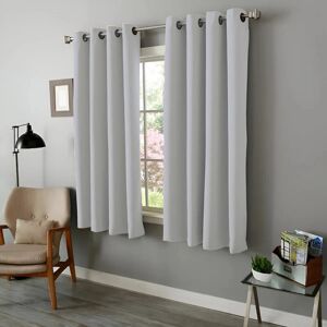 17 Stories Cariya Small Window Eyelet Blackout Thermal Curtains – Light Blocking & Energy Efficient Light Grey 168cm Width x 228cm Drop 17 Stories Cariya Small Window Eyelet Blackout Thermal Curtains – Light Blocking & Energy Efficient Light Grey 168cm Width x 228cm Drop
