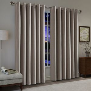 17 Stories High Quality 100% Linen Blackout Eyelet Ready Made Curtain Beige 168cm Width x 228cm Drop 17 Stories High Quality 100% Linen Blackout Eyelet Ready Made Curtain Beige 168cm Width x 228cm Drop