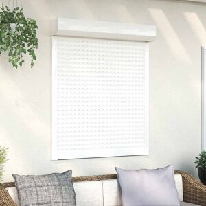 Symple Stuff Roller Shutter Room Darkening Venetian Blind White 130cm L x 100cm W Symple Stuff Roller Shutter Room Darkening Venetian Blind White 130cm L x 100cm W