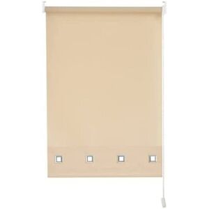 Symple Stuff Square Eyelet Daylight Outdoor Semi-Sheer Roller Blind Cappuccino 210 cm L x 240 cm W Symple Stuff Square Eyelet Daylight Outdoor Semi-Sheer Roller Blind Cappuccino 210 cm L x 240 cm W