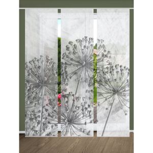 East Urban Home Riffat Polyester Semi Sheer Track Insert Sliding Panel Grey 60cm W X 245cm H East Urban Home Riffat Polyester Semi Sheer Track Insert Sliding Panel Grey 60cm W X 245cm H