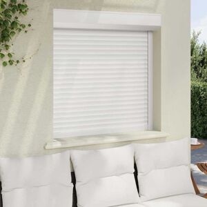 Symple Stuff Roller Shutter Room Darkening Venetian Blind White 100cm L x 100cm W Symple Stuff Roller Shutter Room Darkening Venetian Blind White 100cm L x 100cm W
