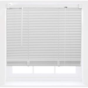 Symple Stuff PVC Room Darkening Venetian Blind White 150 cm L x 210 cm W Symple Stuff PVC Room Darkening Venetian Blind White 150 cm L x 210 cm W