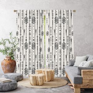 Bloomsbury Market Anjelita Semi Sheer Curtains White 140cm Width x 245cm Drop Bloomsbury Market Anjelita Semi Sheer Curtains White 140cm Width x 245cm Drop