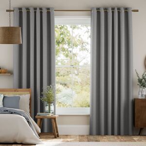 17 Stories Luxury Ready Made Blackout Eyelet Thermal Curtains (Set Of 2) Light Grey 228cm Width x 228cm Drop 17 Stories Luxury Ready Made Blackout Eyelet Thermal Curtains (Set Of 2) Light Grey 228cm Width x 228cm Drop