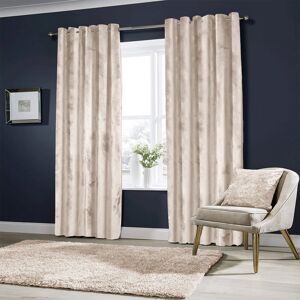 Fairmont Park Winkel Heavy Velvet Eyelet Ready Made Thermal Drapes & Curtains Beige 228 x 228cm Fairmont Park Winkel Heavy Velvet Eyelet Ready Made Thermal Drapes & Curtains Beige 228 x 228cm