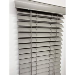 Symple Stuff Fauxwood Venetian String Blind Grey 150 cm L x 135 cm W Symple Stuff Fauxwood Venetian String Blind Grey 150 cm L x 135 cm W