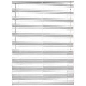 Symple Stuff PVC Room Darkening Venetian Blind White 150 cm L x 240 cm W Symple Stuff PVC Room Darkening Venetian Blind White 150 cm L x 240 cm W