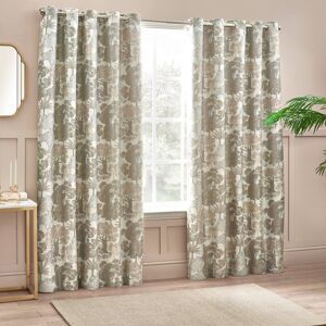Wylder Nature Woodlands Floral Jacquard Ready Made Eyelet Curtains - Curtains Wylder Nature Woodlands Floral Jacquard Ready Made Eyelet Curtains - Curtains