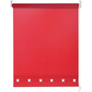 Symple Stuff Square Eyelet Daylight Outdoor Semi-Sheer Roller Blind Red 210 cm L x 240 cm W Symple Stuff Square Eyelet Daylight Outdoor Semi-Sheer Roller Blind Red 210 cm L x 240 cm W