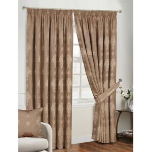 Mercer41 Bonita Room Darkening Curtains Coffee 228 W x 137 D cm Mercer41 Bonita Room Darkening Curtains Coffee 228 W x 137 D cm